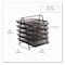 Mind Reader Metal Mesh Desk Tray Organizer, 5-Tier, Letter Size, 14 x 11.75 x 14.5, Black 5TPAPER-BLK - alternate 5
