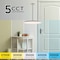 Afx Edge Round - LED Pendant - 20in W - 120-277V - Satin Nickel EGRP20LAJUDSN - alternate 5