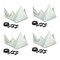 Mytee Products White 10ft x 10ft Ceiling Leak Diverter Drain Tarp, Vinyl Coated Drainage Tarp, 4PK DD10-10-Whitex4 - alternate 1