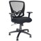 We'Re It Zapp Series Mesh Back Adjustable Task Chair with Seat Slide, Fabric Seat, in Black OFD501F-BLK - alternate 1