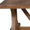 Homeroots 84" Natural Solid Wood Trestle Base Dining Table 606258 - alternate 6