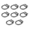 Mytee Products 1/2in Heavy Duty Weld-On Forged D Ring 12,000 Lbs, 8PK D-Ring12-Wx8 - alternate 6