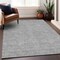 Homeroots 5' X 8' Gray And Ivory Geometric Washable Indoor Outdoor Area Rug 602378 - alternate 6
