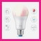 Wiz 60W Equivalent Color Changing A19 Medium Dimmable Smart LED Light Bulb 603449 - alternate 6