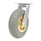 Vestil Flat-Free Swivel Caster 8 In. Diameter x 2 In. Width 661 Lb. Capacity Dark Gray/Gold CST-VE-8X2FF-S - alternate 1
