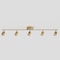 Vidalite Shura Antique Brass 5-Light Track Light with Rotatable Heads, Integrated LED, 3000k, 2450 Lmn CE1059884 - alternate 3