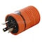 Ac Works Plug Adapter, L5-30R, L5-20P, L5-30P, L5-20P, 0 ft., Orange ADL520L530 - alternate 4