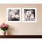 Homeroots Set Of Two Noir Roses 5 White Framed Print Wall Art, 2PK 408166 - alternate 2