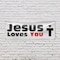 Signmission Jesus Loves You, 48 Inch x 120 Inch, Vinyl Banner B-120-30709 - alternate 3