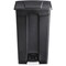 Safco Trash Receptacle, Step-On, 23 Gal, 19-3/4"x16-1/4"x32-1/4", BK SAF9923BL - alternate 3
