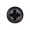 Auveco #10 x 1 1/2in Phillips Oval Head.Tapping Screw - Black Oxide, 100PK 11092 - alternate 2