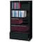 Hirsh 36" W 5 Drawer File Cabinet, Black, Letter 17902 - alternate 1