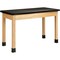 Diversified Spaces Rectangle Tbl, Plain Aprn, 48" W, 50" L, 36" H, HPL, black P710LBBK36N - alternate 1