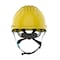 Jsp Vented, Short Brim Safety Helmet w/HDPE Shell, 4-Point Chinstrap, 6-Point Suspension and Wheel Ratchet 280-EV6252SV-CH-20 - alternate 4