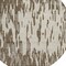 Homeroots 8' Brown And Ivory Round Abstract Washable Indoor Outdoor Area Rug 612643 - alternate 3
