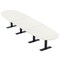 Skutchi Designs 16ft Boval Conference Table With Power | Harmony Series | 16 Person Meeting Room Table HAR-BOVL-48X192-T.BK-W960-NA - alternate 1