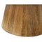 Homeroots 60" Natural Rounded Solid Wood Pedestal Base Dining Table 563907 - alternate 9