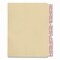 Medical Arts Press Standard Side-Flap Classification Folder Dividers, 1 Fastener, Letter Size, Manila, 100PK 52411 - alternate 3