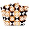 Homeroots 8" x 8" Mini Snowflakes and Squares Peel and Stick Removable Tiles 400503 - alternate 2