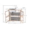 Wrightmaster All-in-One 32.6 in. x 16.9 in. x 33.2in. Drop-In Utility Sink with Faucet, Assembled Cabinet in Oak ZROP460811 - alternate 5