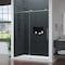 Anzzi 60in Reversible Frameless Sliding Deco-Glass Shower Door w/ Soft-Close System and Chrome Finish SD-AZ20-02CH - alternate 7