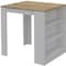 Homeroots 36in Natural and White Wood Kitchen Island With Storage 477891 - alternate 4