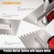 Powertec Stainless Steel Trowel with 1/4in x 1/4in Square Notch, Soft Grip Handle for Cement, Concrete 72180 - alternate 4