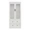 Homeroots 71" White Wood Two Door Two Drawer Combo Dresser 617971 - alternate 1