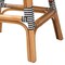 Bali & Pari Genica Classic French Two-Tone Black and White Weaving and Natural Rattan 2-Piece Counter Stool Set 251-2PC-13958-ZORO - alternate 4
