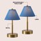 Jonathan Y Cordelia 11.2 in. Vintage Metal Cordless Rechargeable Integrated Dimmable LED Table Lamp w/Touc, 2PK JYL5516C-SET2 - alternate 8