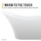 Anzzi Tuasavi 5.6 ft. Solid Surface Freestanding Bathtub in Matte White FT-AZ8418 - alternate 7