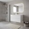 Homeroots 36" White Wood Freestanding Bathroom Vanity With White Sink And Two Drawers 627477 - alternate 3