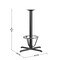 Flash Furniture Beverly 30'' x 30'' Restaurant Table X-Base with 3'' Dia. Bar Height Column and Foot Ring XU-T3030-BAR-3CFR-GG - alternate 3