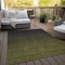 Homeroots 5' X 8' Olive Green And Charcoal Abstract Washable Indoor Outdoor Area Rug 588961 - alternate 5