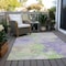 Homeroots 3' X 5' Lavender Mint Green And Beige Abstract Washable Indoor Outdoor Area Rug 618544 - alternate 5