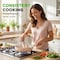 Nutrichef 14-Piece Non-Stick Ceramic Cookware Set NCCWST14WDPK - alternate 2