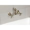 Kingston Brass Double-Handle Wall Mount Bathroom Faucet, Antique Brass KS7243BEX - alternate 4