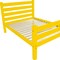 Homeroots Yellow Solid Wood Queen Bed Frame 548160 - alternate 5