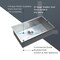 Wrightmaster 33 in. Undermount 16-Gauge Single Bowl Stainless Steel Kitchen Sink ZOR-P360865 - alternate 4