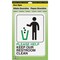 Hy-Ko Please Help Keep Restroom Clean Sign D-27 - alternate 1