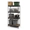 Ar Shelving 60 in. H X 12 in. W X 30 in. D Steel 4-Tier Shelving Unit TRCD18407KFUS0I - alternate 6