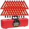 Xpose Safety 18 Sets Warning Triangle DOT Approved 3PK, Reflective Warning Road Safety Triangle Kit, 18PK WTR-3-18-X - alternate 1