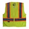 Radians Hi-Vis Self Extinguishing Vest with Two-Tone Trim M Class 2 , Zipper Closure 2 Pockets SV225-2ZGM-M - alternate 10