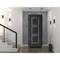 Vdomdoors Front Exterior Prehung Metal-Plastic Door, Manux 8661 Matte Black, Office Commercial and Residentia MANUX8661EXD-BLK-W36xH80-RH - alternate 3