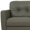 Homeroots 83" Green Leather Sofa With Black Legs 491284 - alternate 4
