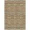 Homeroots 9' X 12' Orange Copper And Gray Striped Washable Indoor Outdoor Area Rug 587924 - alternate 5