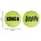 Kong SqueakAir AST1 Dog Toy, L, Squeaker, Ball, Yellow, 2PK KO-AST1 - alternate 3