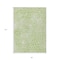 Homeroots 8' X 10' Artichoke Green And Ivory Geometric Washable Indoor Outdoor Area Rug 595046 - alternate 5