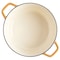 Spice By Tia Mowry Savory Saffron 3.5 Quart Enameled Cast Iron Dutch Oven with Lid in Honey Gold 87075.02R - alternate 3