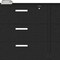 Homeroots 28" Black Wall mounted Accent Cabinet With Four Shelves And Six Drawers 546371 - alternate 2